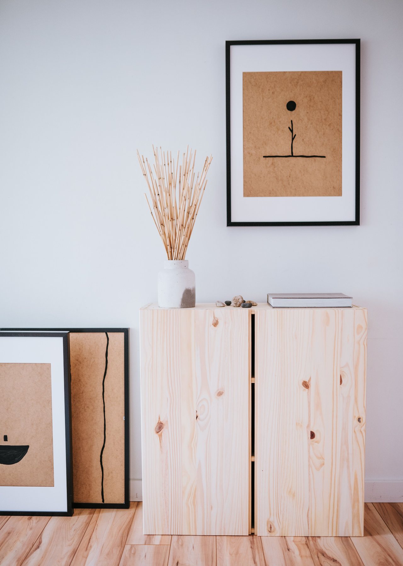 Stock-sfeerbeeld van een afgewerkt interieur